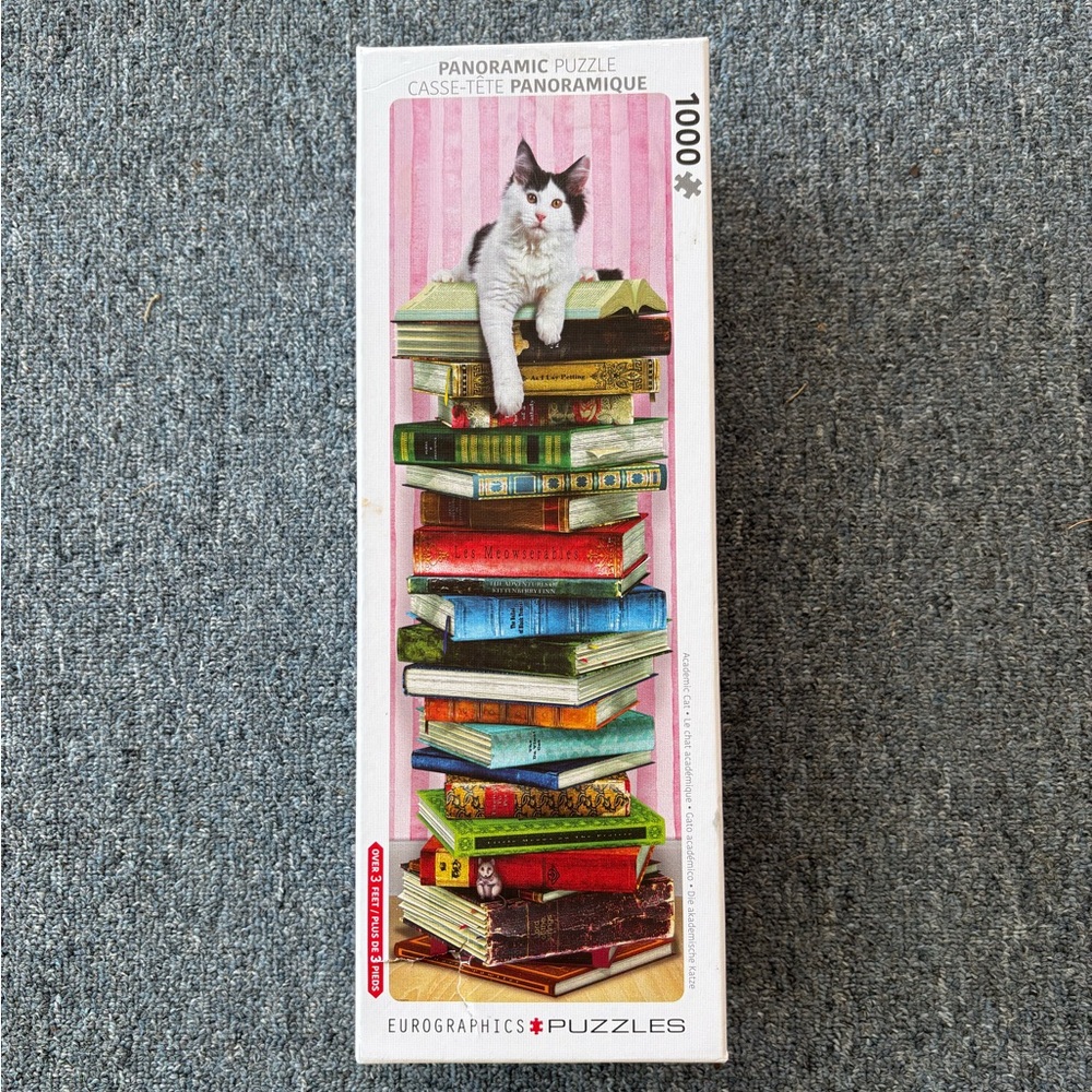 Academic Cat Jigsaw Puzzle 1000 pieces | cats and books